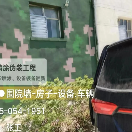 石家庄数码迷彩漆施工